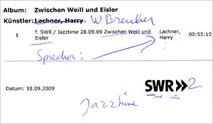 2009 SWR2 German radio